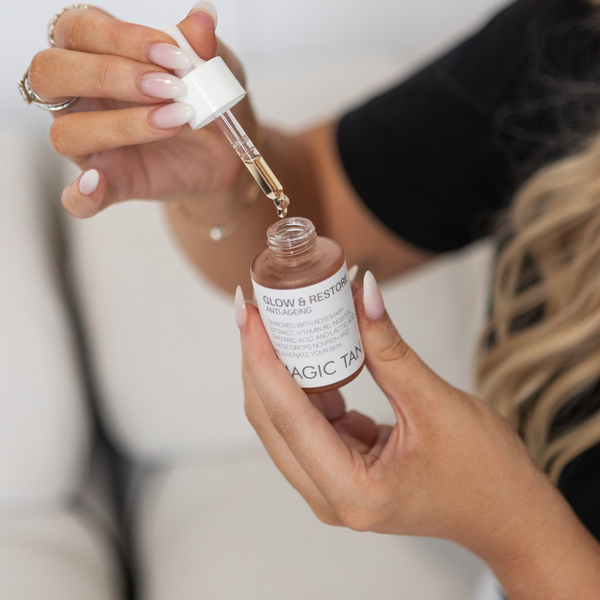 Magic Tan Glow & Restore Anti-Ageing Drops – Revitalise Your Skin Naturally