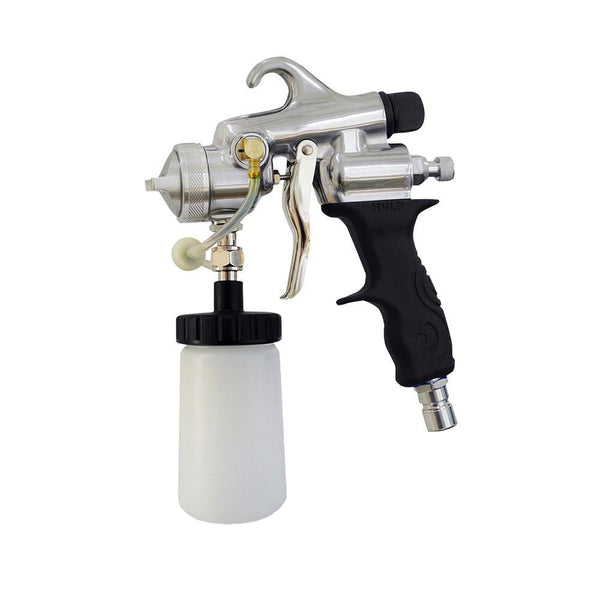 Black Magic M Series professional HVLP tanning gun with stainless-steel parts and adjustable spray pattern for flawless spray-tan application